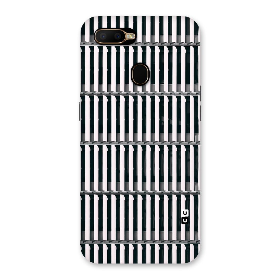 Dark Lines Pattern Back Case for Oppo A5s