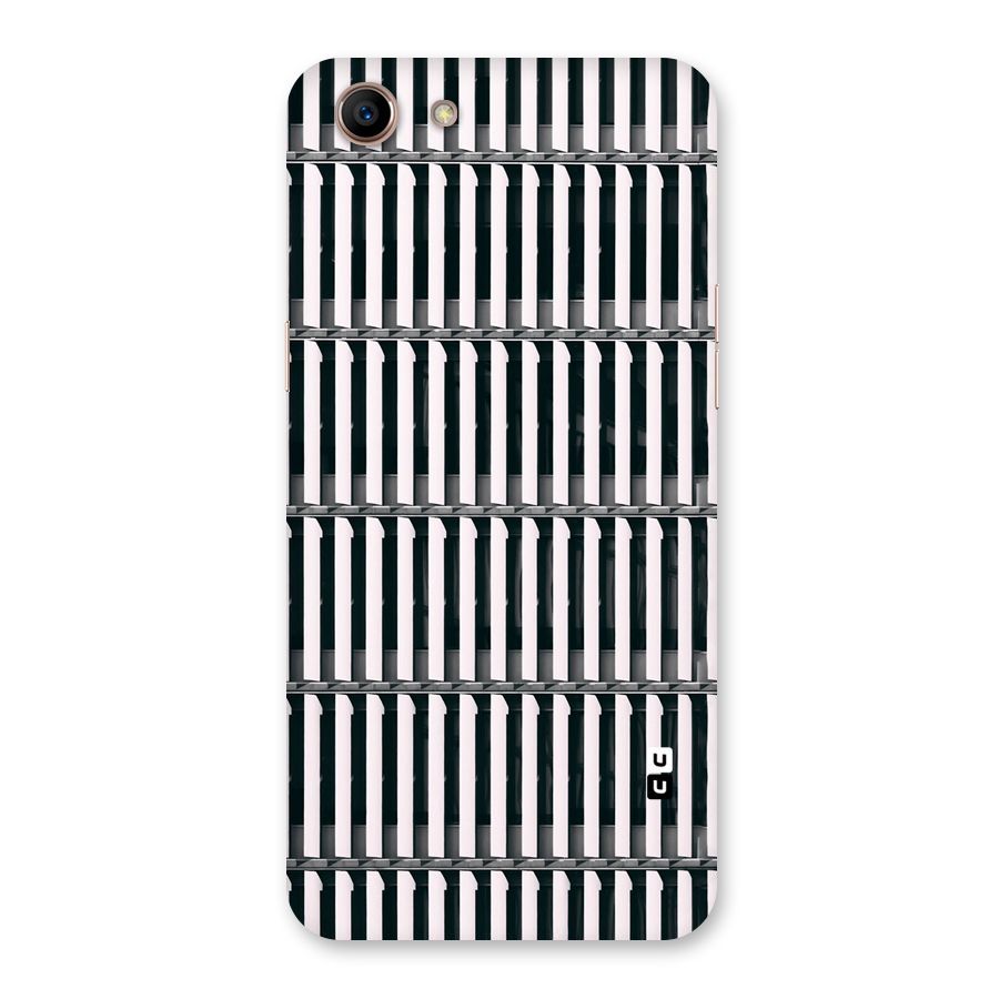 Dark Lines Pattern Back Case for Oppo A83 (2018)