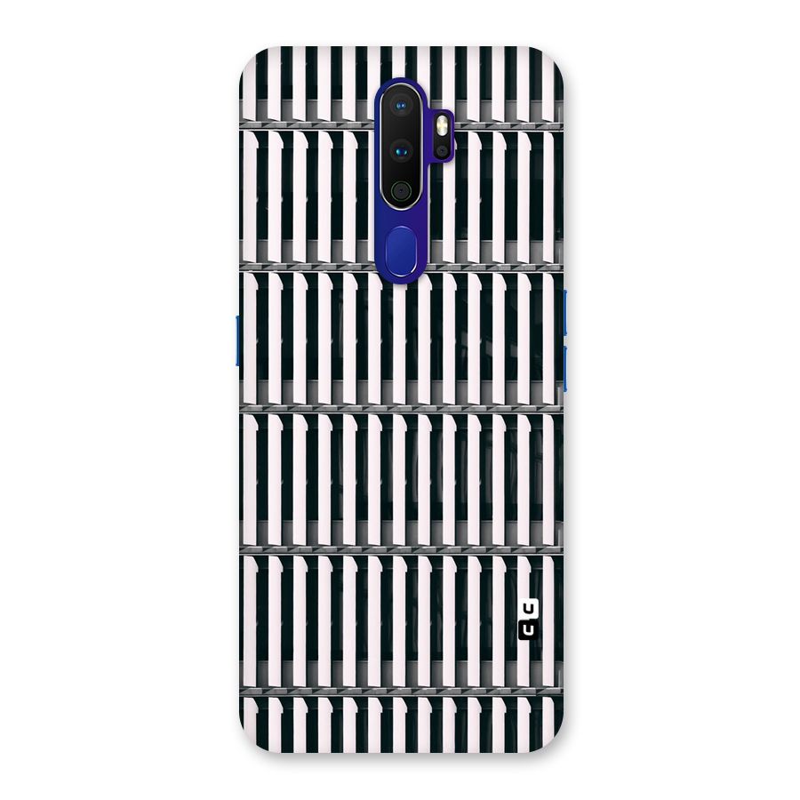 Dark Lines Pattern Back Case for Oppo A9 (2020)