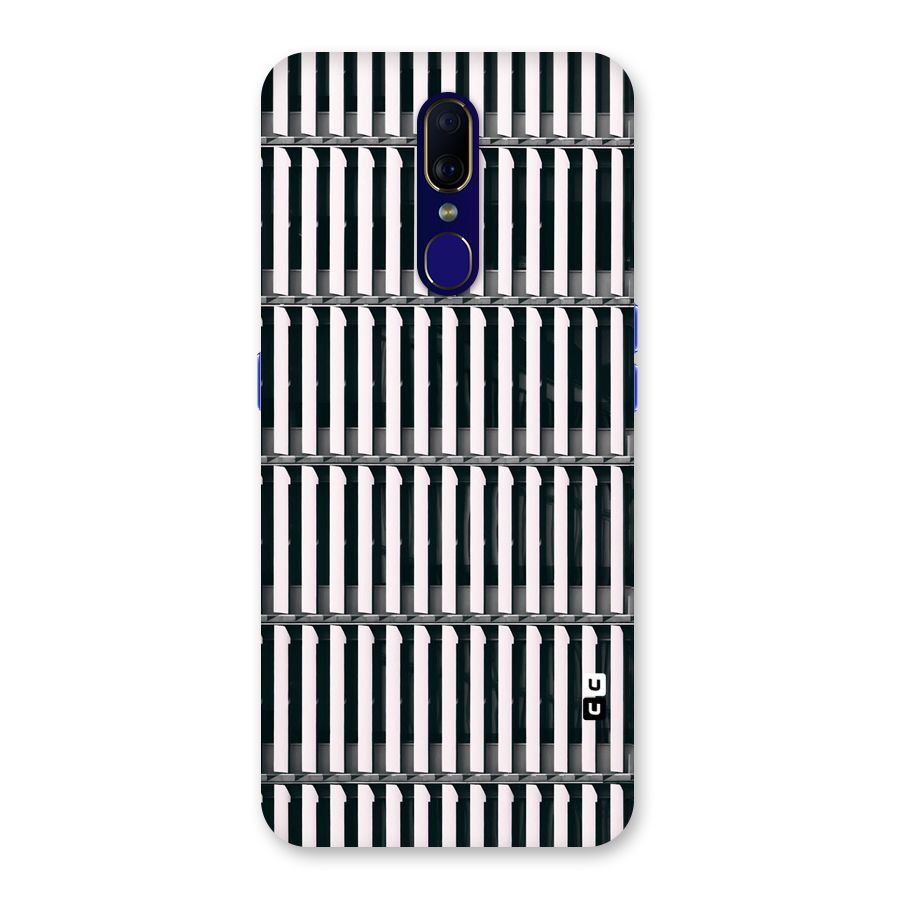 Dark Lines Pattern Back Case for Oppo F11