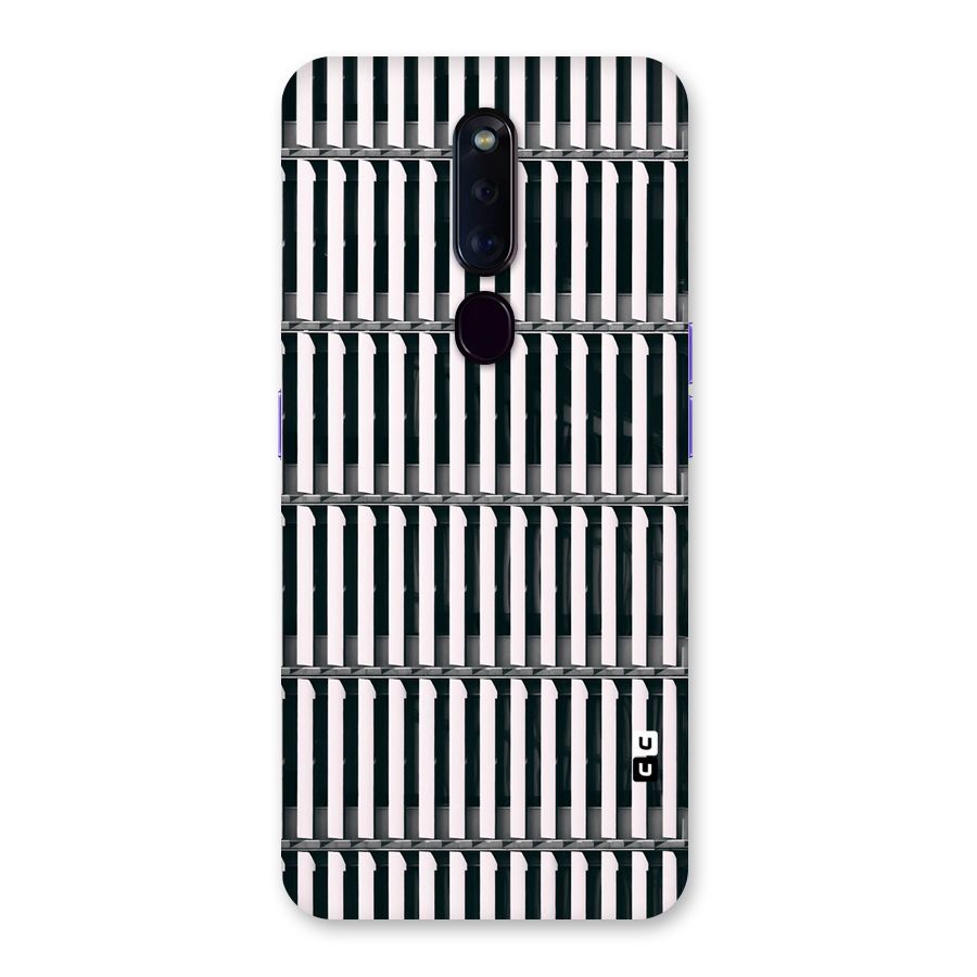 Dark Lines Pattern Back Case for Oppo F11 Pro
