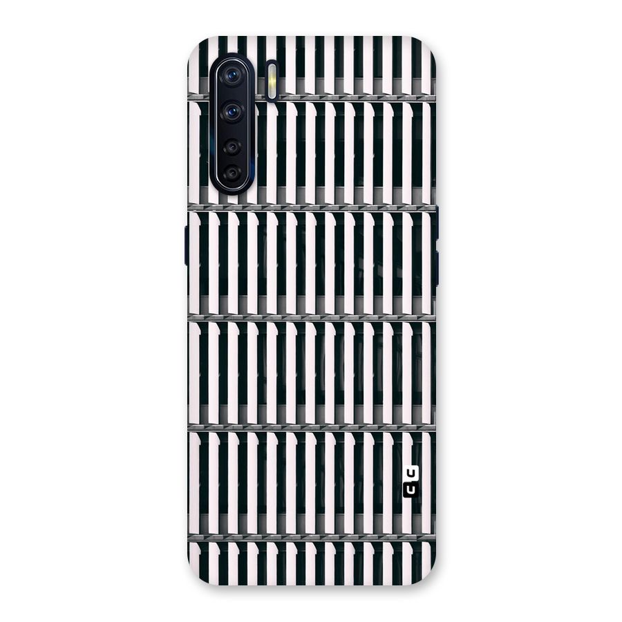 Dark Lines Pattern Back Case for Oppo F15