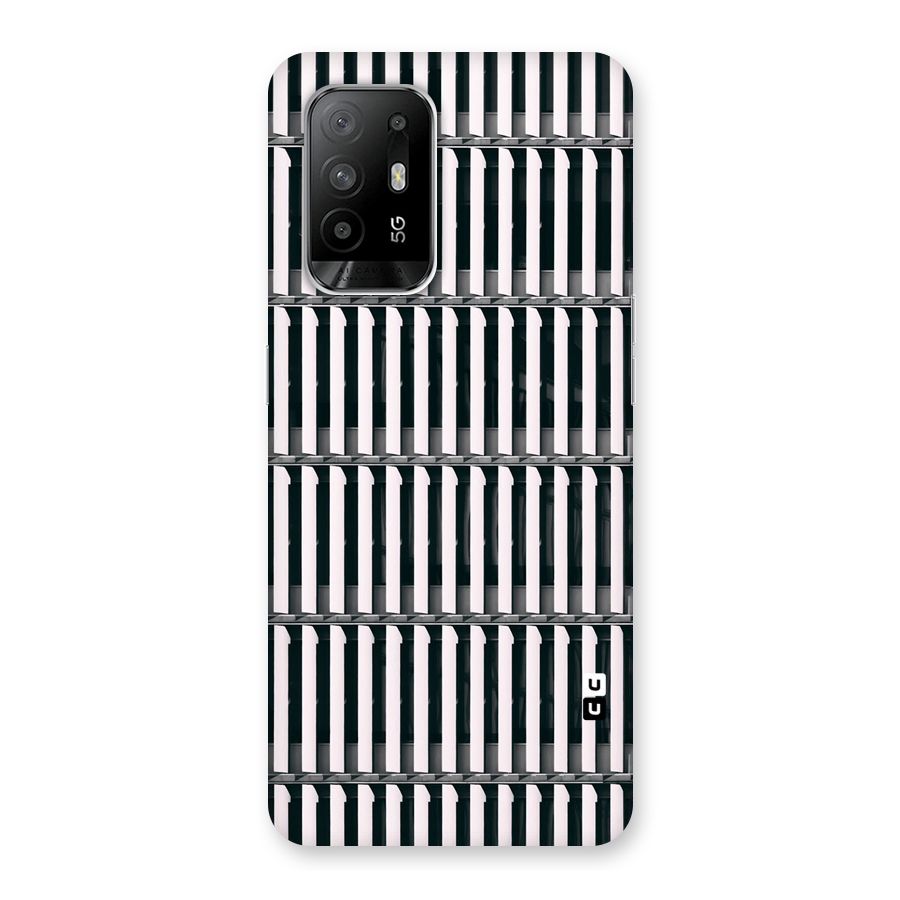 Dark Lines Pattern Back Case for Oppo F19 Pro Plus 5G