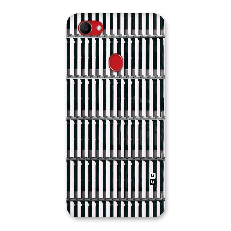 Dark Lines Pattern Back Case for Oppo F7