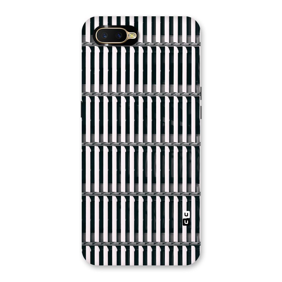 Dark Lines Pattern Back Case for Oppo K1