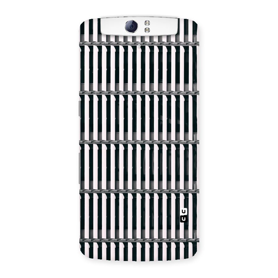 Dark Lines Pattern Back Case for Oppo N1