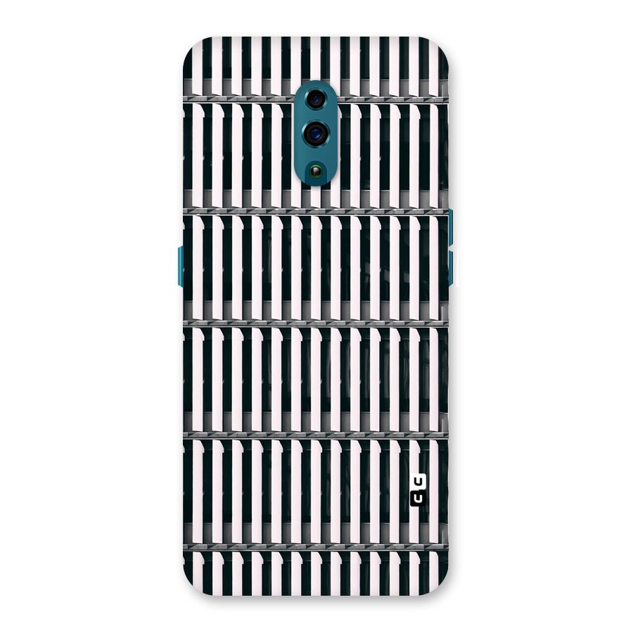 Dark Lines Pattern Back Case for Oppo Reno