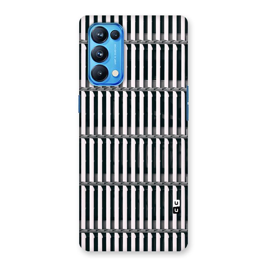 Dark Lines Pattern Back Case for Oppo Reno5 Pro 5G