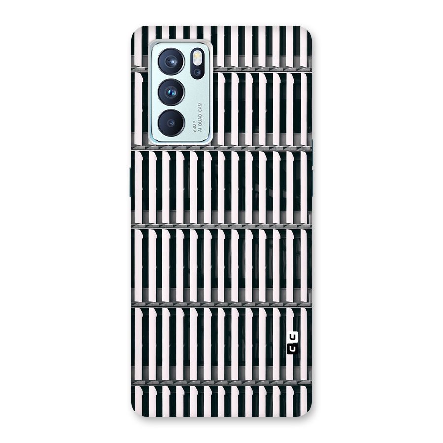 Dark Lines Pattern Back Case for Oppo Reno6 Pro 5G