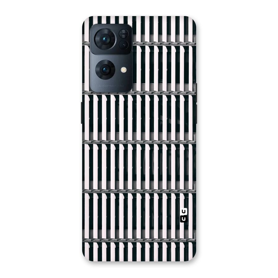 Dark Lines Pattern Back Case for Oppo Reno7 Pro 5G