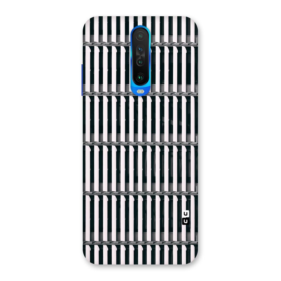 Dark Lines Pattern Back Case for Poco X2