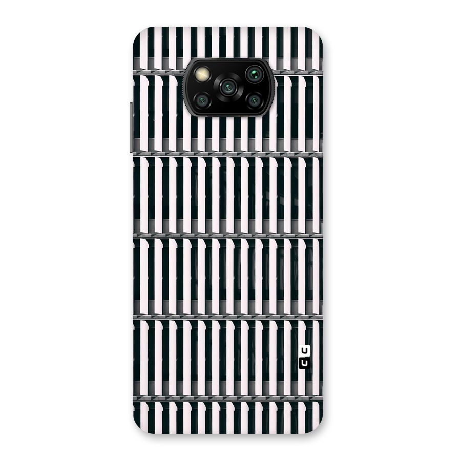 Dark Lines Pattern Back Case for Poco X3