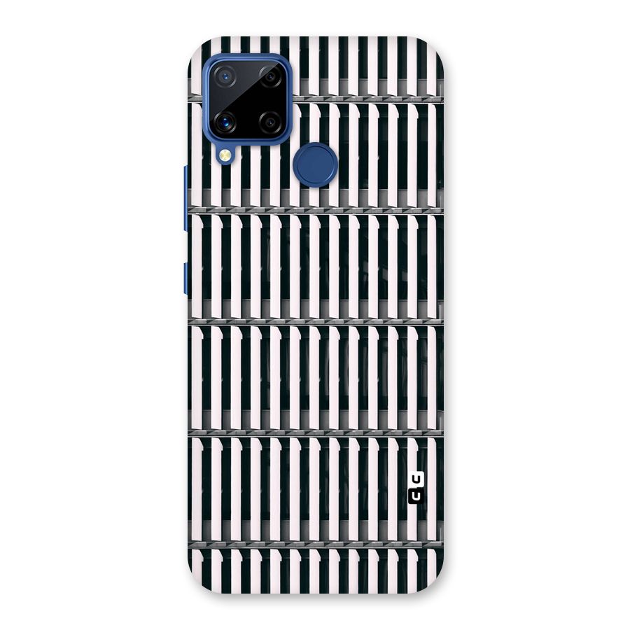 Dark Lines Pattern Back Case for Realme C15