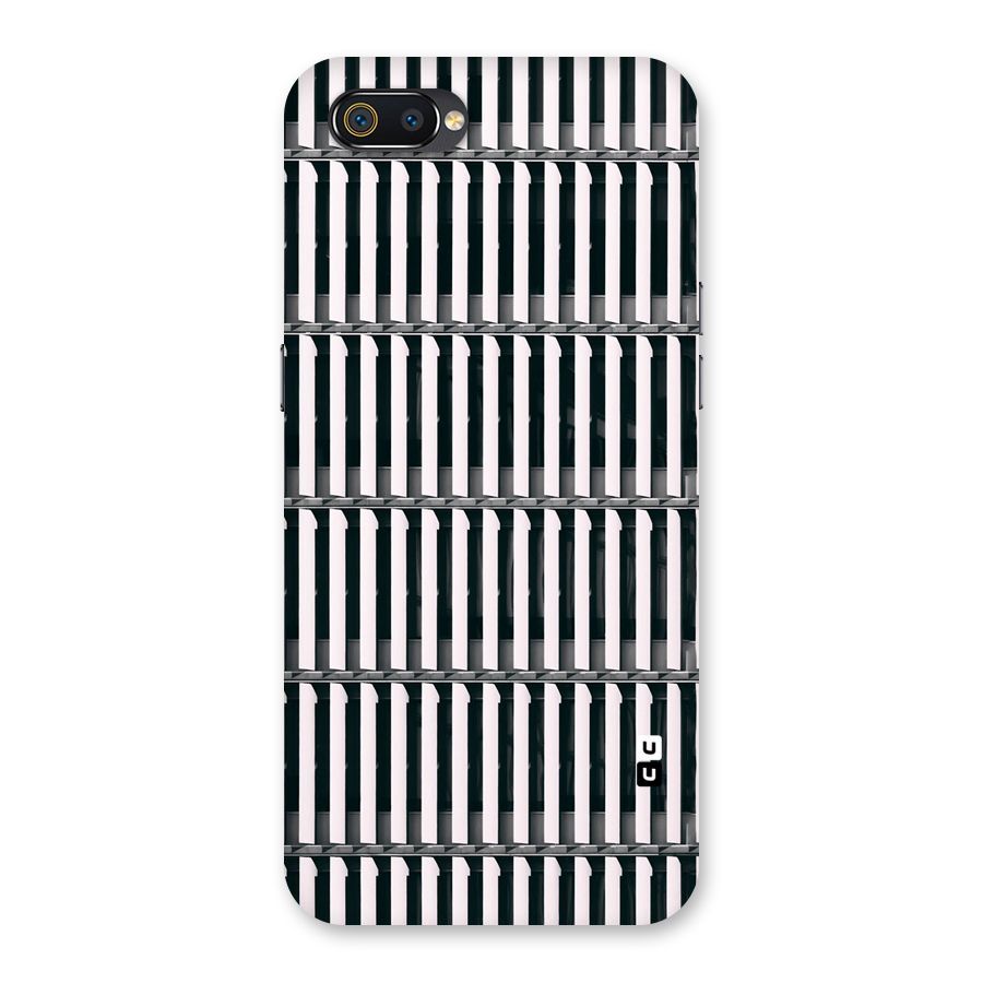 Dark Lines Pattern Back Case for Realme C2