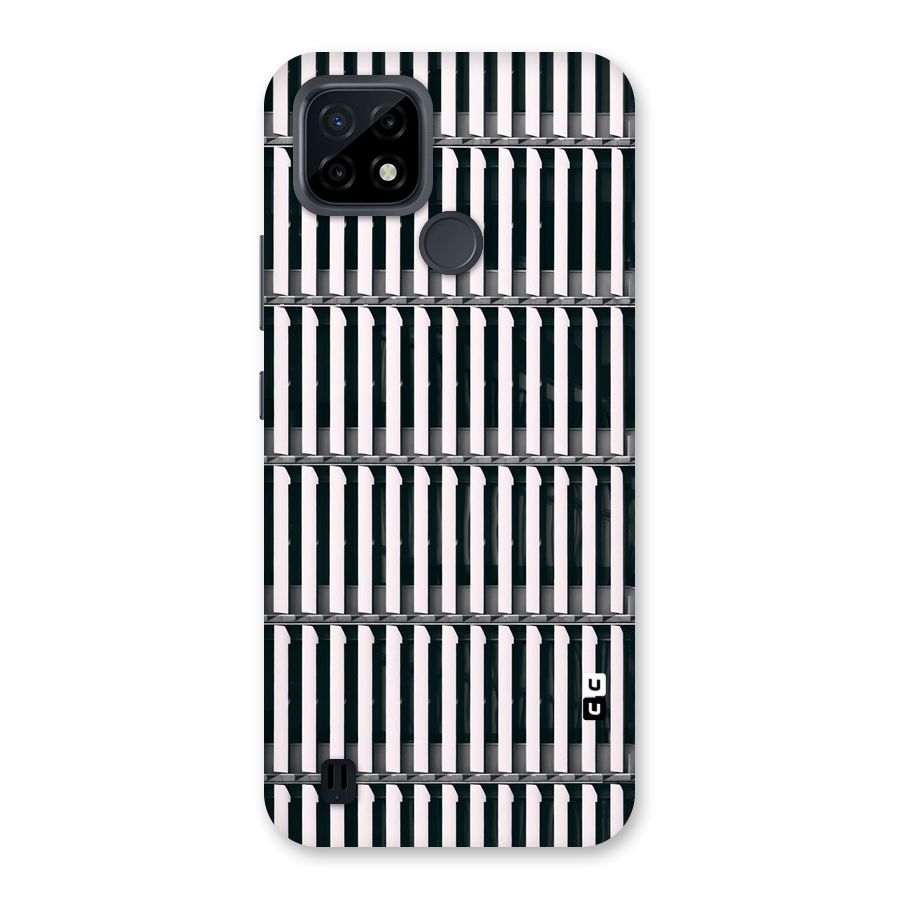 Dark Lines Pattern Back Case for Realme C21