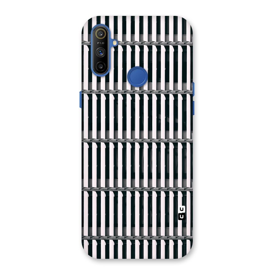 Dark Lines Pattern Back Case for Realme Narzo 10A
