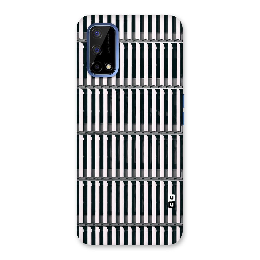 Dark Lines Pattern Back Case for Realme Narzo 30 Pro