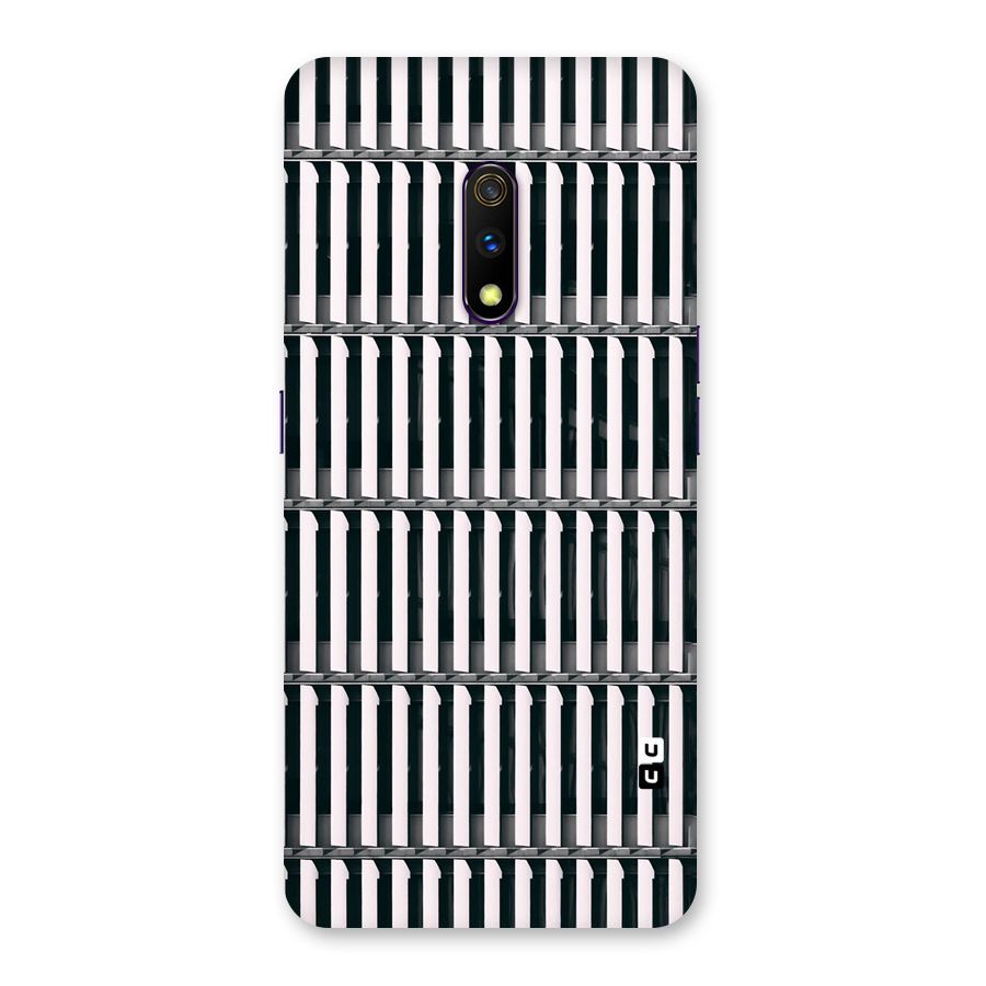 Dark Lines Pattern Back Case for Realme X