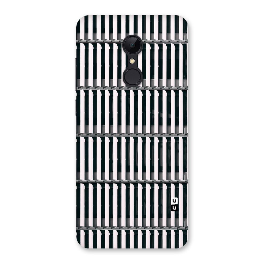 Dark Lines Pattern Back Case for Redmi 5