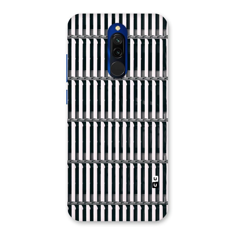 Dark Lines Pattern Back Case for Redmi 8