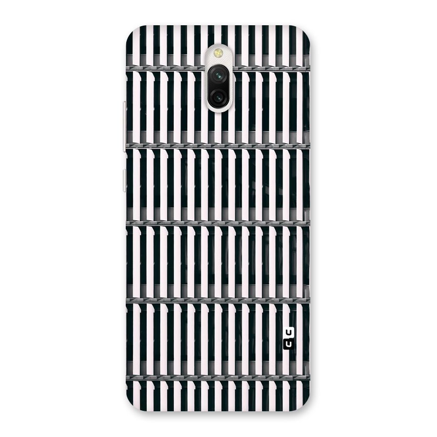 Dark Lines Pattern Back Case for Redmi 8A Dual