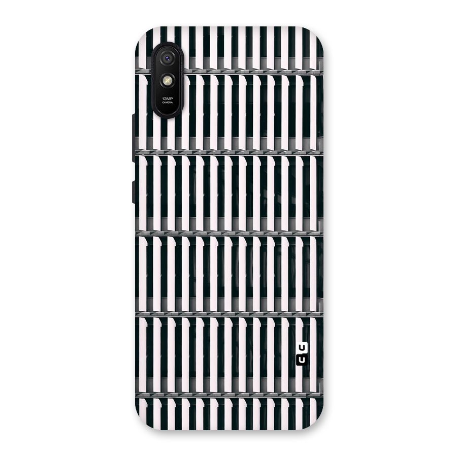 Dark Lines Pattern Back Case for Redmi 9i