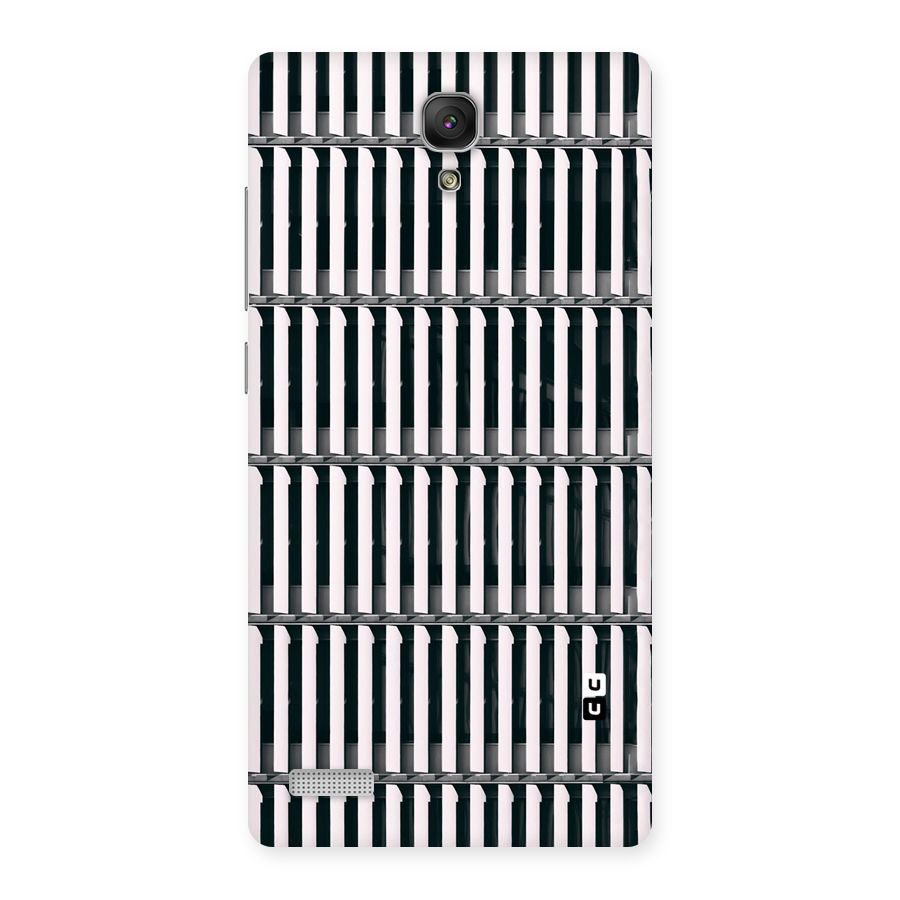 Dark Lines Pattern Back Case for Redmi Note