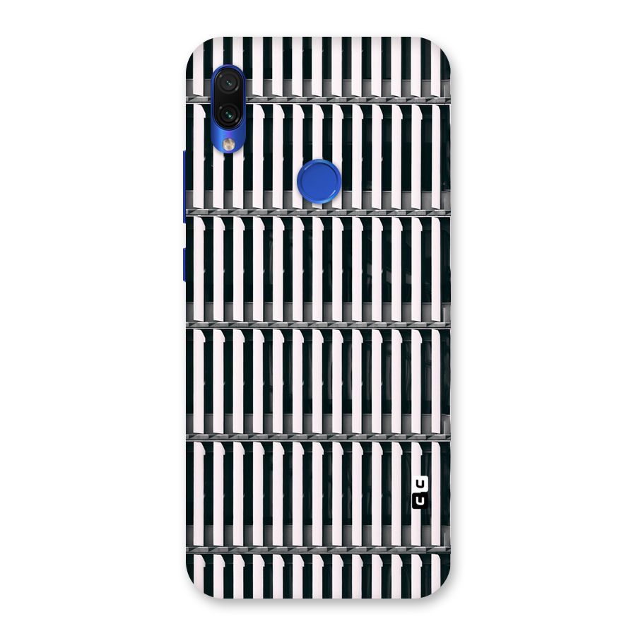Dark Lines Pattern Back Case for Redmi Note 7S