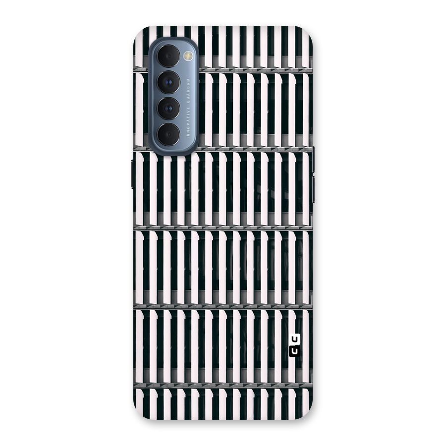 Dark Lines Pattern Back Case for Reno4 Pro