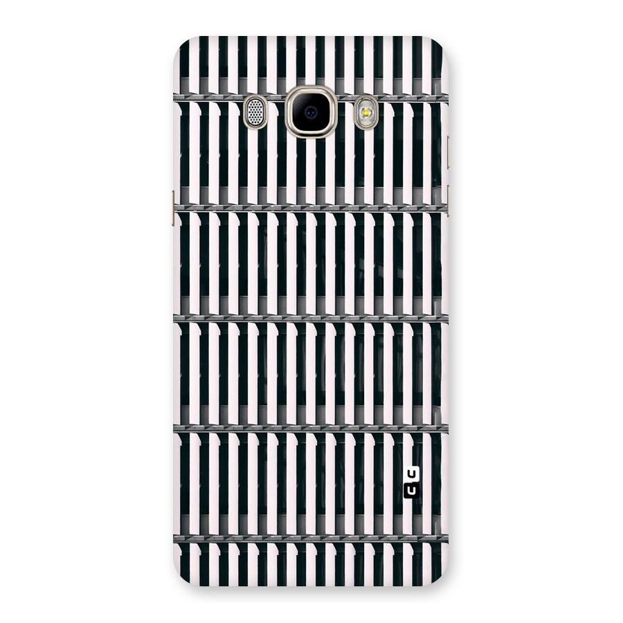 Dark Lines Pattern Back Case for Samsung Galaxy J7 2016