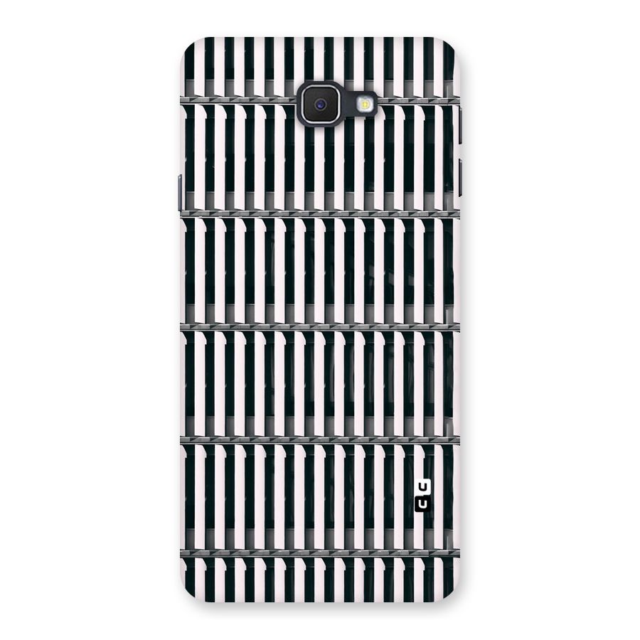 Dark Lines Pattern Back Case for Samsung Galaxy J7 Prime