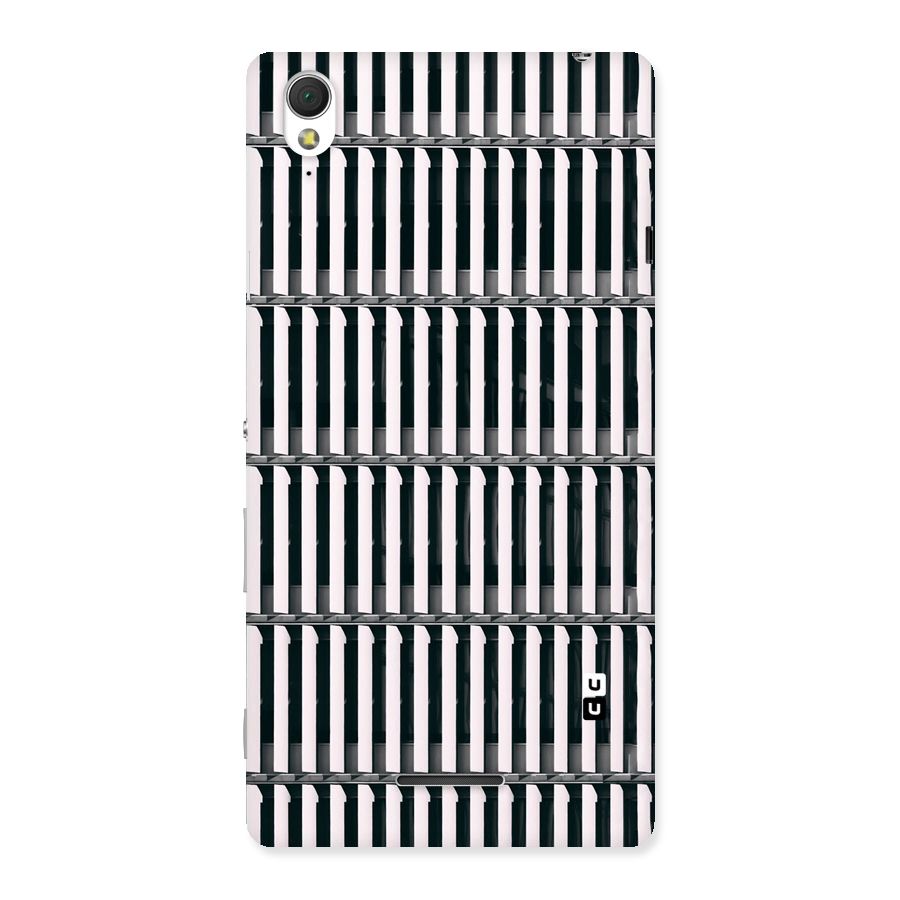 Dark Lines Pattern Back Case for Sony Xperia T3
