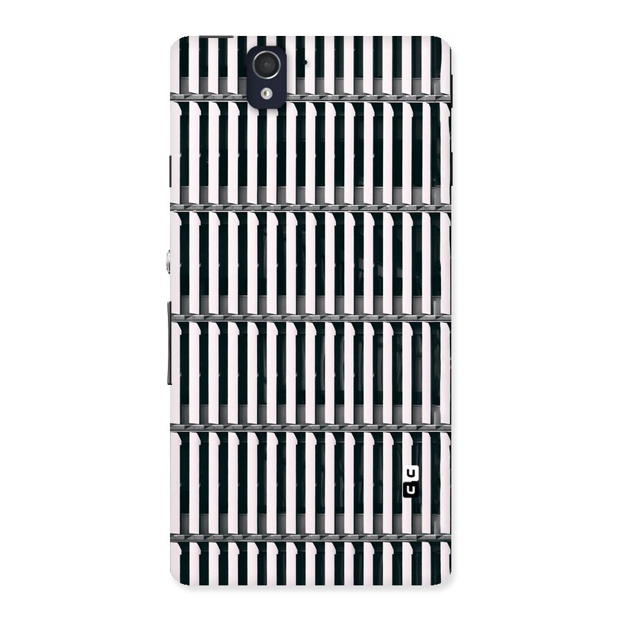 Dark Lines Pattern Back Case for Sony Xperia Z