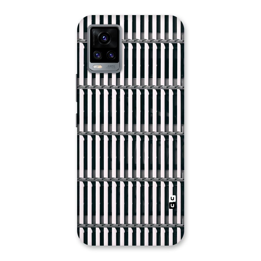 Dark Lines Pattern Back Case for Vivo V20