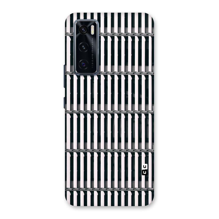 Dark Lines Pattern Back Case for Vivo V20 SE