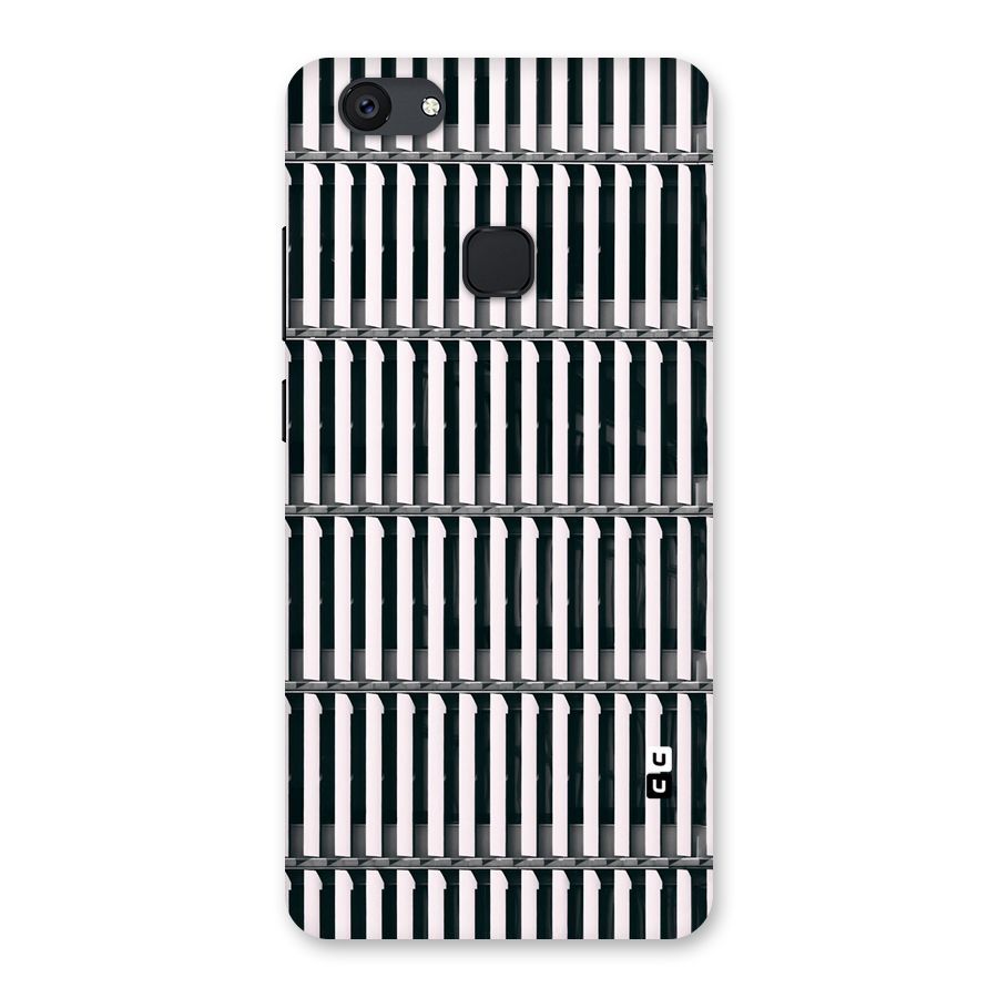 Dark Lines Pattern Back Case for Vivo V7 Plus