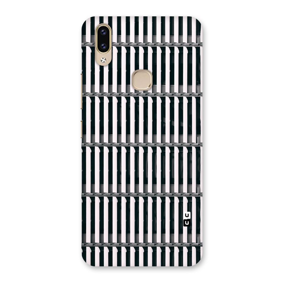 Dark Lines Pattern Back Case for Vivo V9 Youth