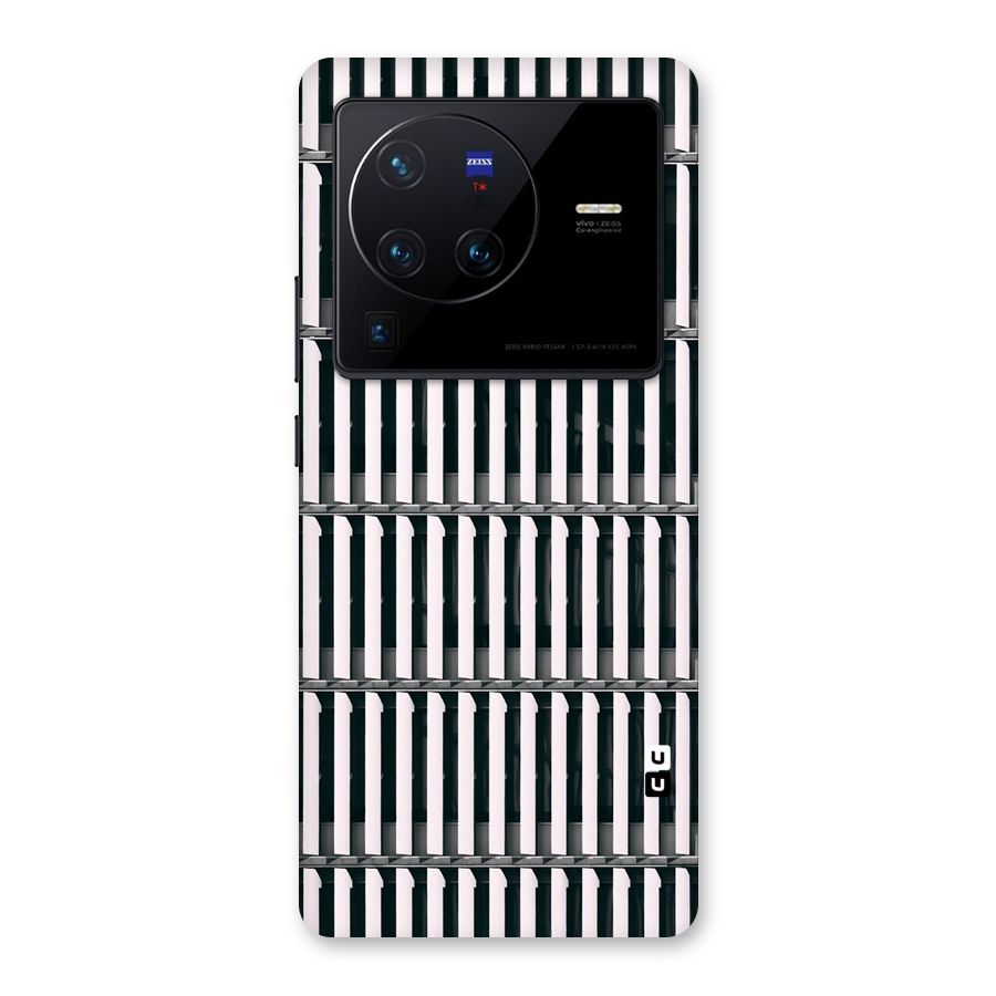 Dark Lines Pattern Back Case for Vivo X80 Pro