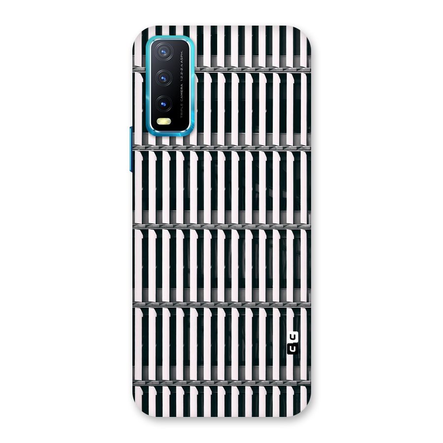 Dark Lines Pattern Back Case for Vivo Y20A