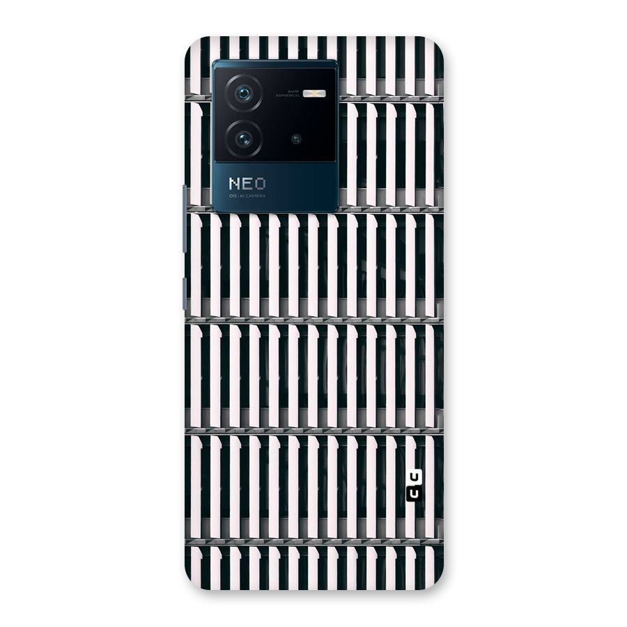 Dark Lines Pattern Back Case for Vivo iQOO Neo 6 5G