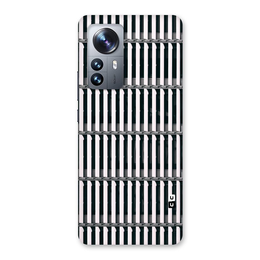 Dark Lines Pattern Back Case for Xiaomi 12 Pro