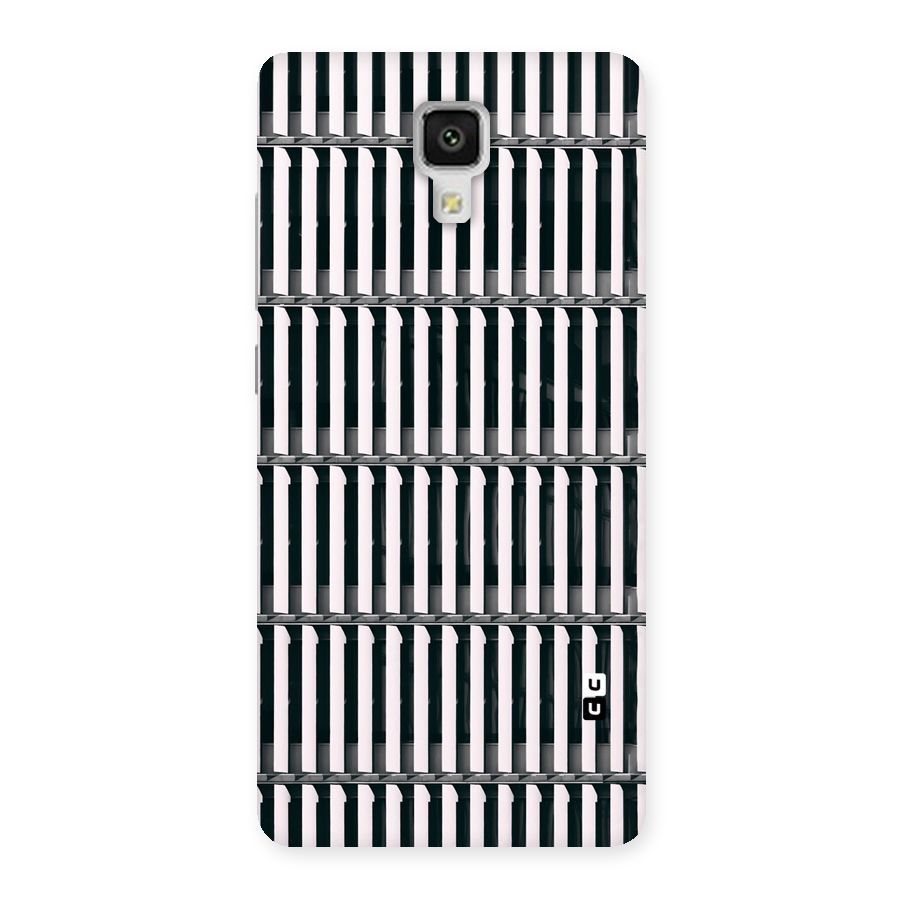 Dark Lines Pattern Back Case for Xiaomi Mi 4