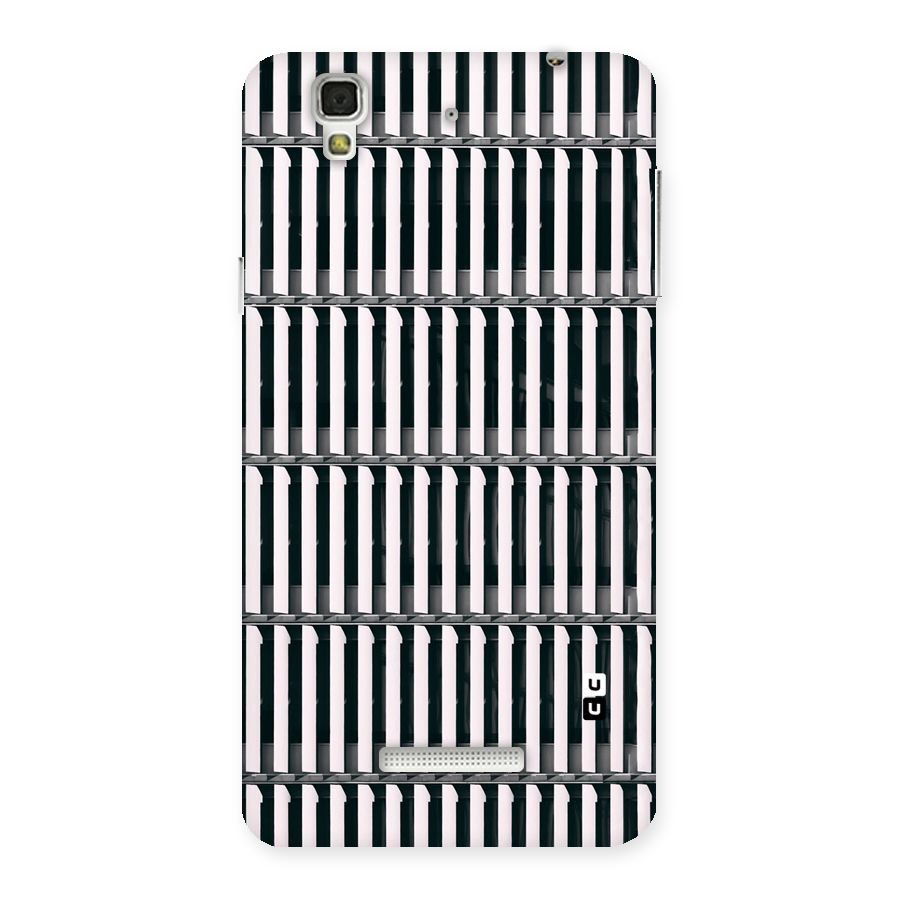 Dark Lines Pattern Back Case for Yu Yureka