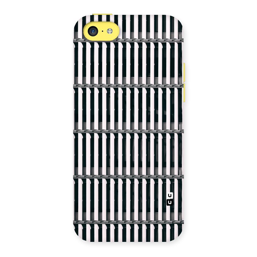 Dark Lines Pattern Back Case for iPhone 5C