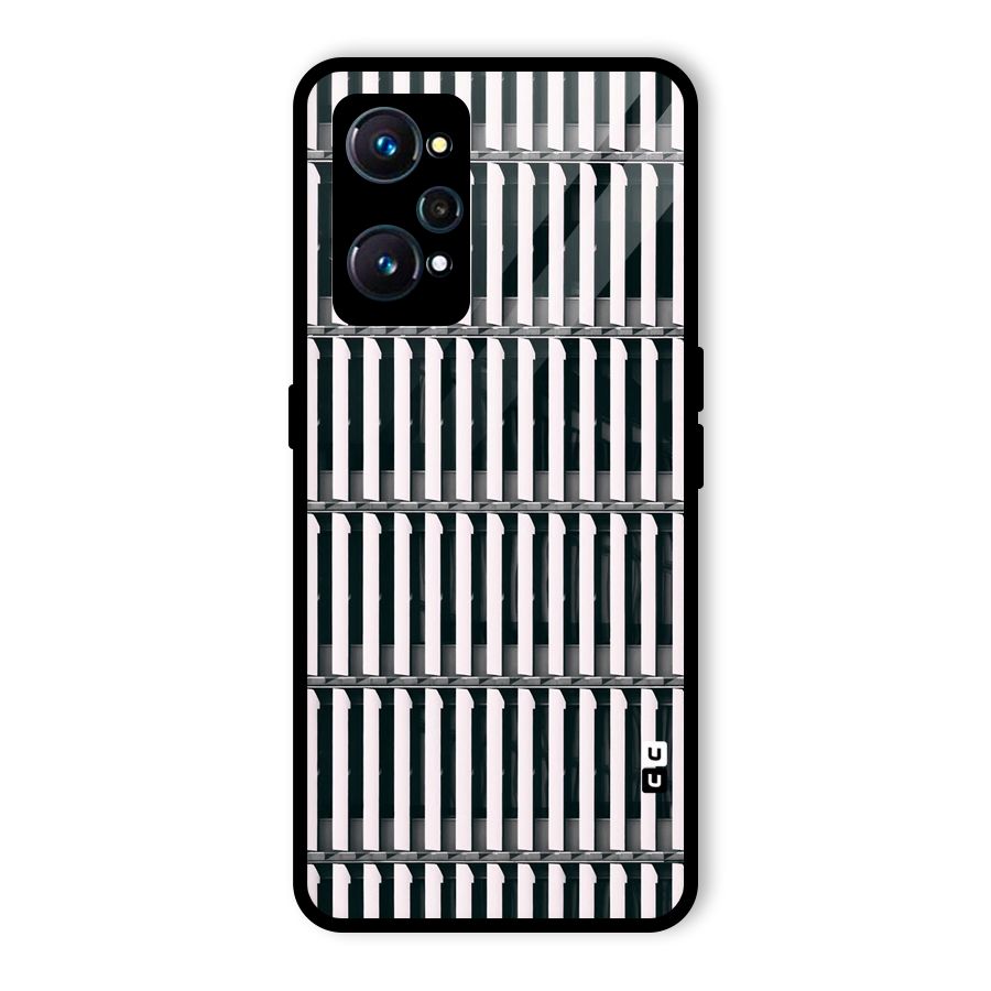 Dark Lines Pattern Glass Back Case for Realme GT 2