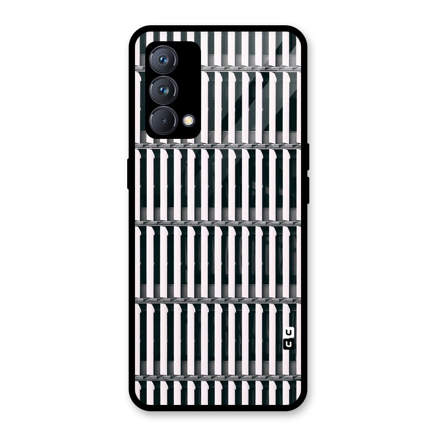 Dark Lines Pattern Glass Back Case for Realme GT Master Edition