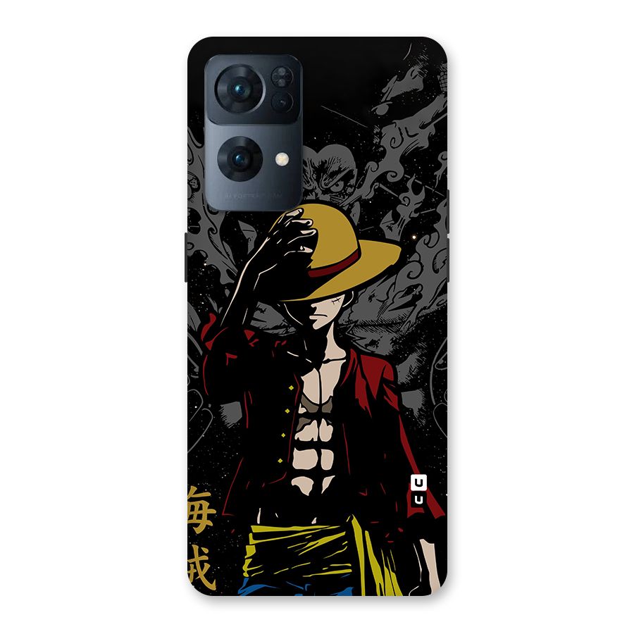 Dark Luffy Art Back Case for Oppo Reno7 Pro 5G
