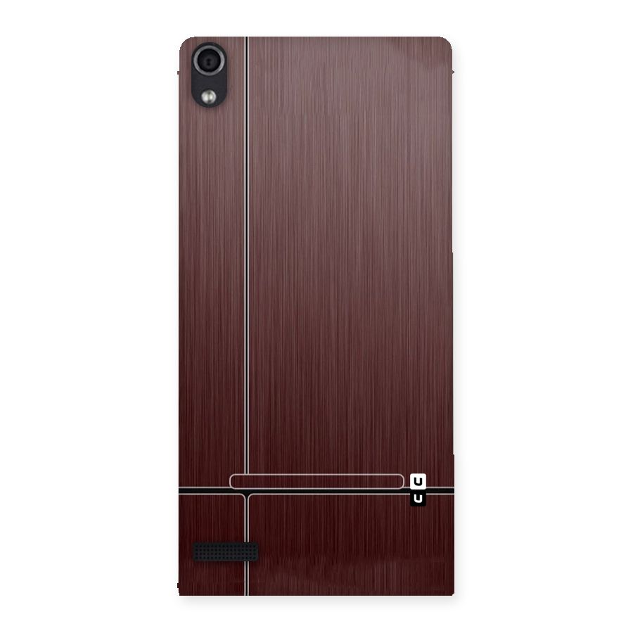 Dark Maroon Classic Design Back Case for Ascend P6