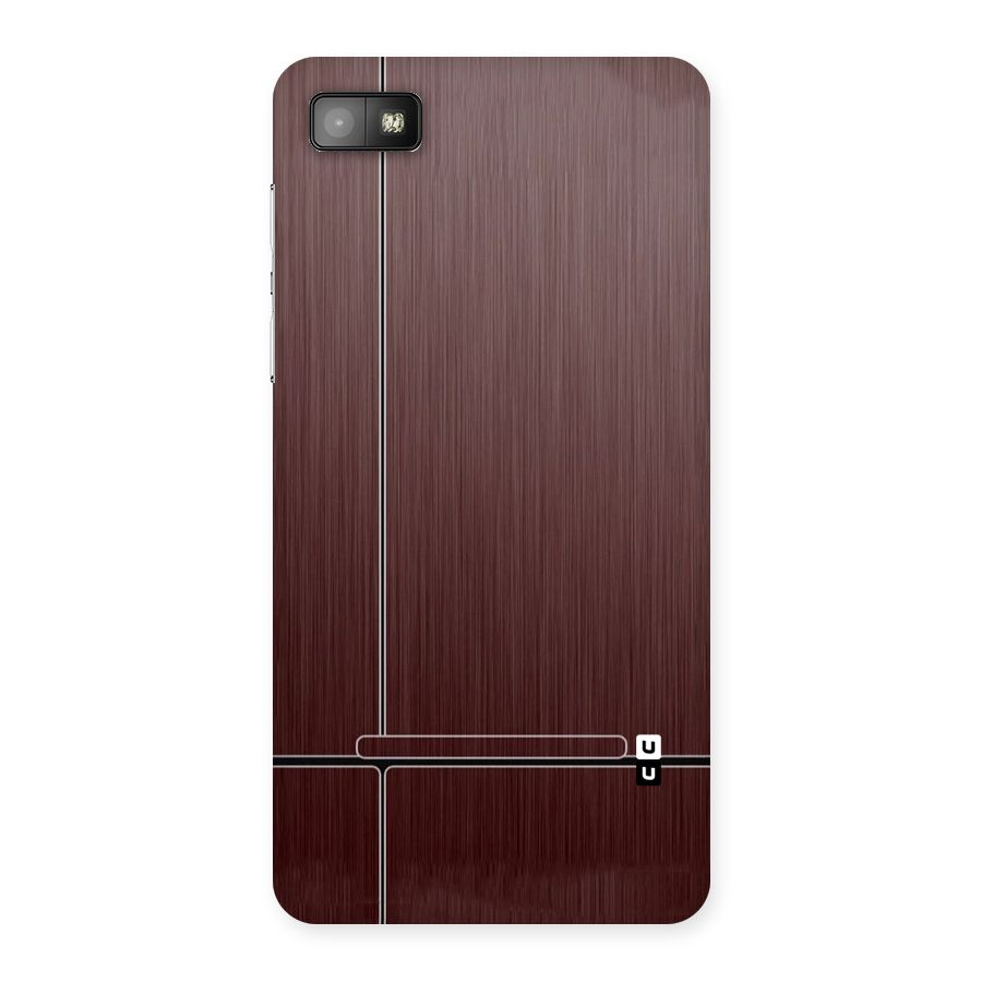 Dark Maroon Classic Design Back Case for Blackberry Z10