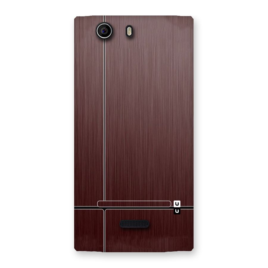 Dark Maroon Classic Design Back Case for Canvas Nitro 2 E311